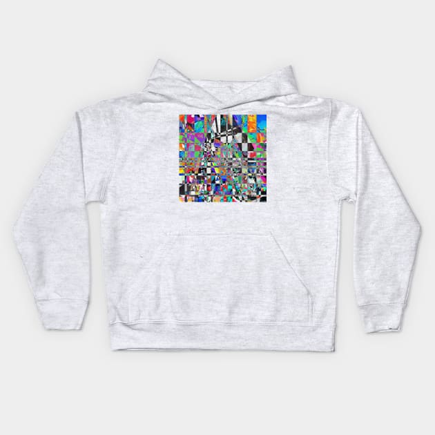 Mosaic Mountain Kids Hoodie by MorganRalston